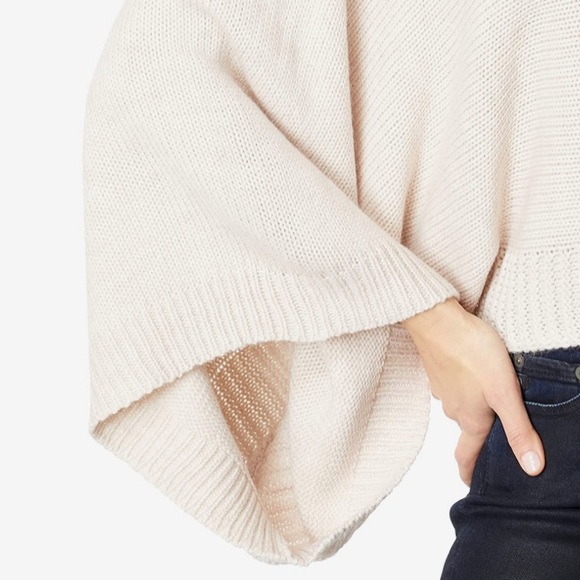 Bishop + Young Cream Mock Neck Pullover Sweater - Picture 5 of 7